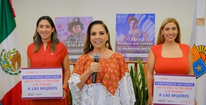Quintana Roo se suma al “Compromiso Nacional por la Vida, Tranquilidad y Felicidad de las Mujeres”, dijo Mara Lezama.