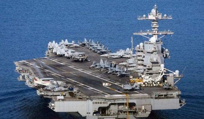 VIDEO Estados Unidos despliega portaaviones y buques en el Caribe para amenazar a Venezuela