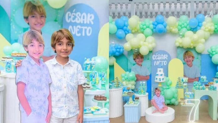 Niño celebra su cumpleaños con temática inesperada sobre él mismo