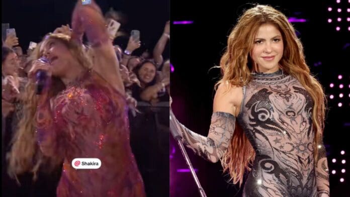 Video: Fan le jala el cabello a Shakira en pleno concierto en Montevideo, Uruguay
