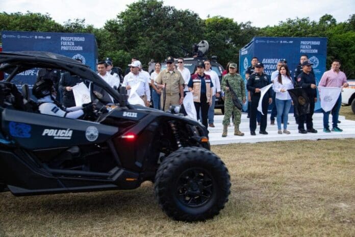 Estefanía Mercado pone en marcha el Operativo Guadalupe–Reyes 2025 en Playa del Carmen con fuerte despliegue de seguridad