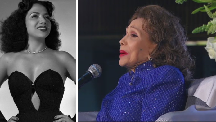 Video: María Victoria actriz mexicana de 102 años canta a la Virgen de Guadalupe en la Basílica, en CDMX