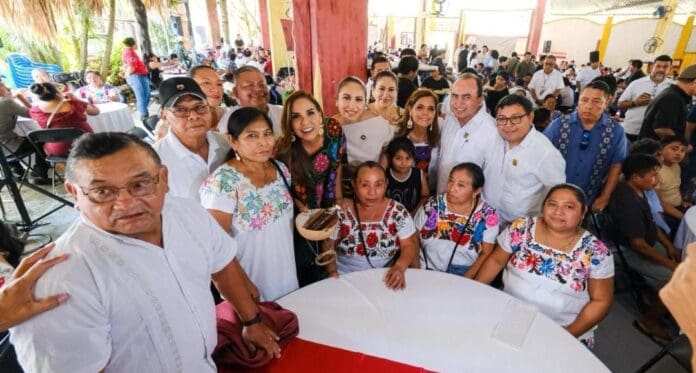 Impulsa Mara Lezama el reconocimiento y la preservación de la cultura maya como eje de bienestar social en Q. Roo.