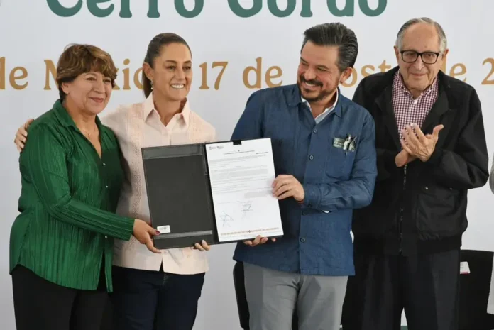 Delfina Gómez libera 11 predios para obras del Plan Intgeral Oriente EDOMEX
